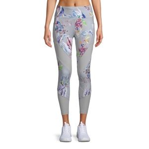 Floral workout capris
